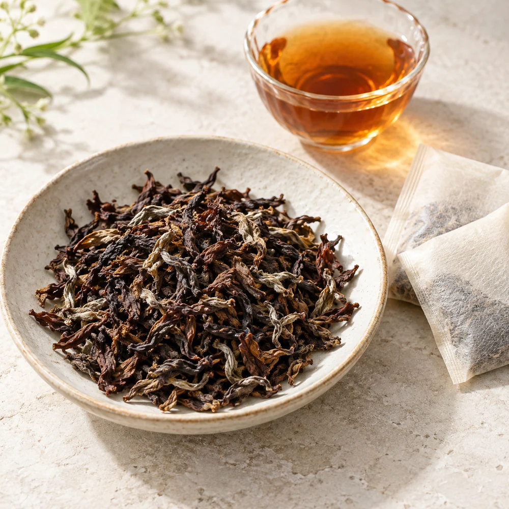 Oriental Beauty Tea Bags — AI-generated illustration