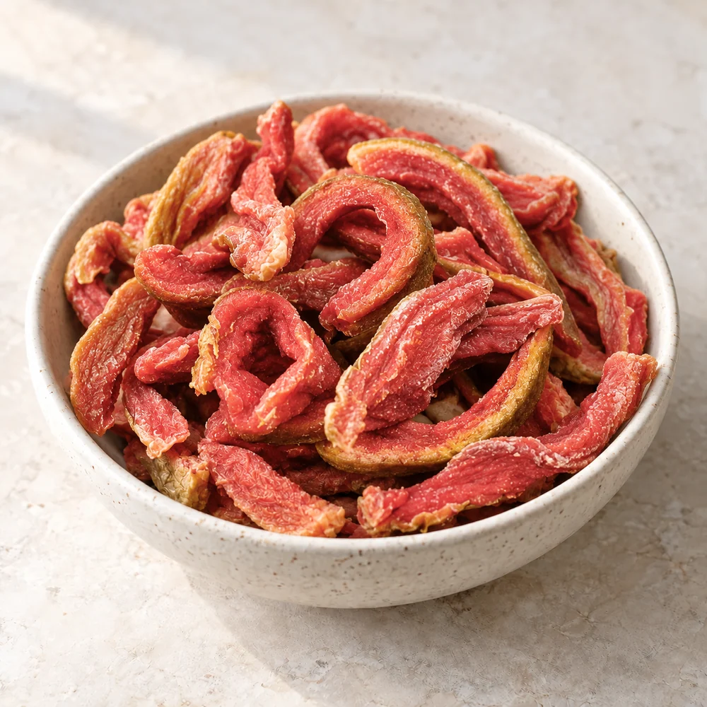Dried Red Guava — AI-generated illustration