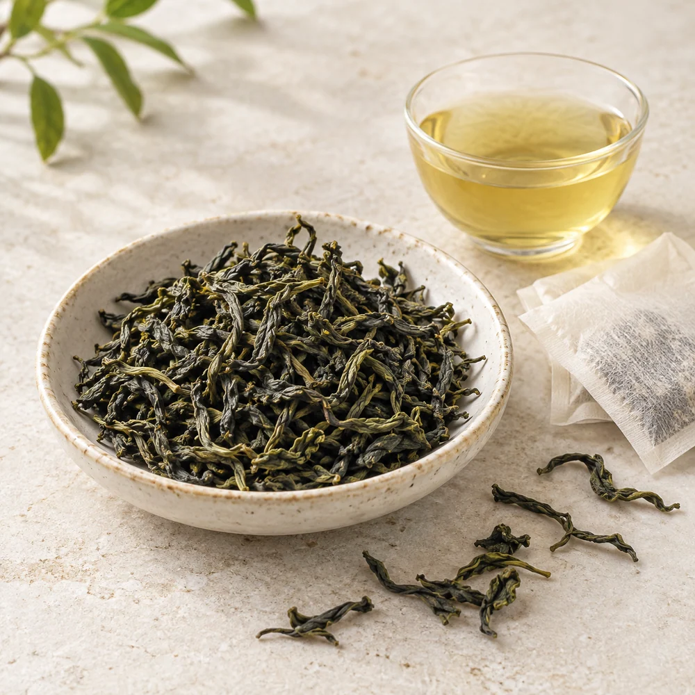 Wenshan Baozhong Tea Bags — AI-generated illustration